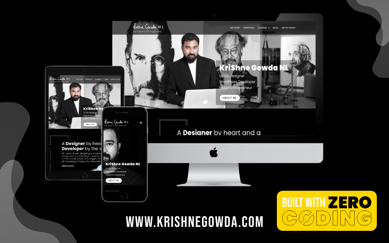 www.krishnegowda.com - Personal Website